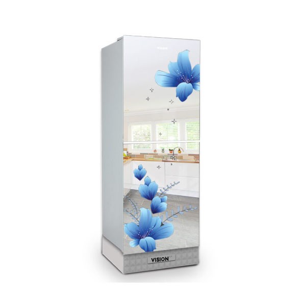 Vision GD Refrigerator RE-222L Mirror Blue FL-TM