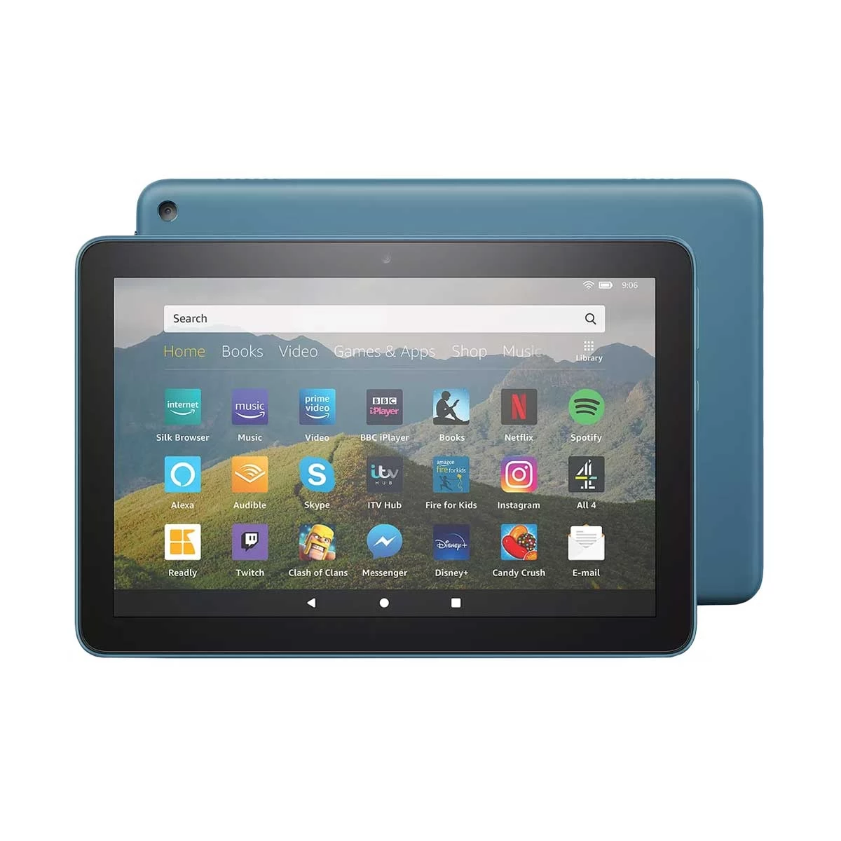 Amazon 10th Gen Quad Core 8 Inch HD Display 2GB RAM 64GB Storage Twilight Blue Tablet (Kindle Fire HD 8)