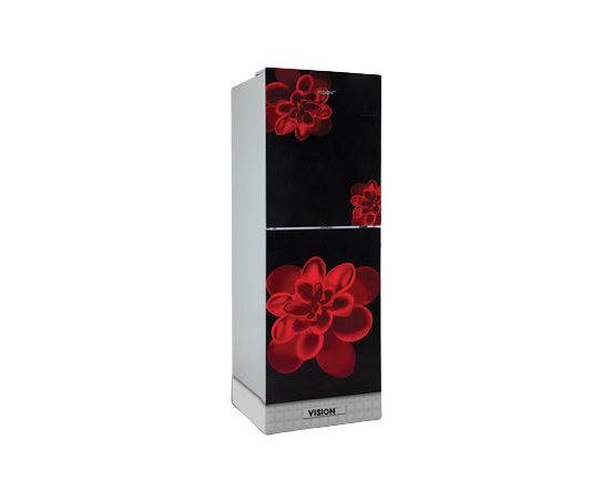 Vision GD Refrigerator Re 200l Red Rose Flower