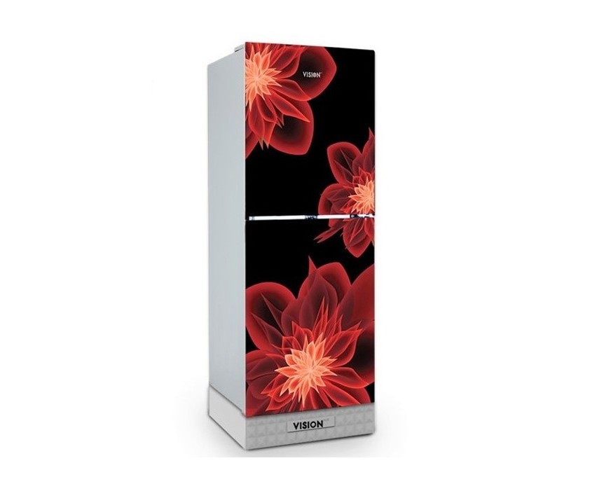 VISION VSN GD Refrigerator RE-185L Dahlia Red-BM