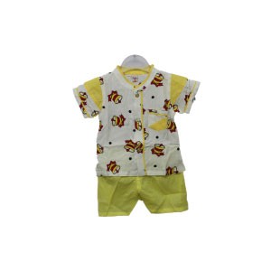 Bell Print White Shirt & Pant