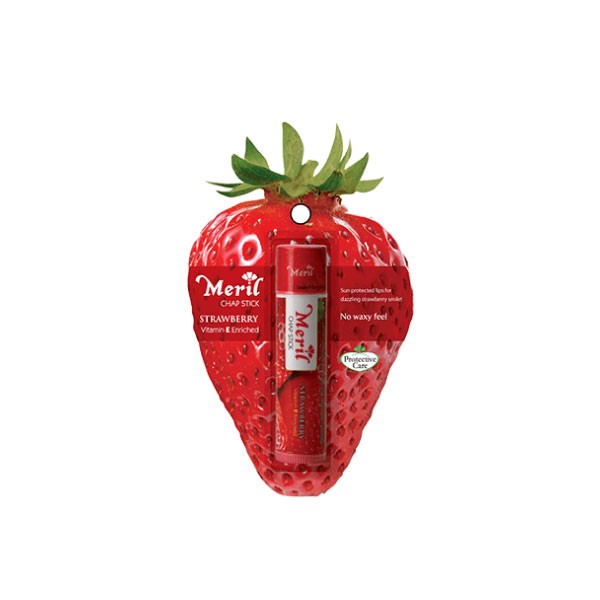 Meril Lip Balm (Strawberry)