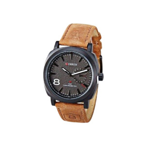 1Pcs Black Analog Watch For Men