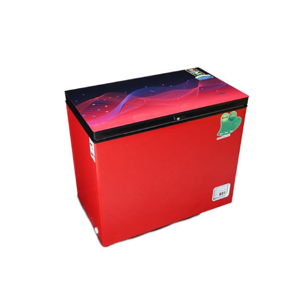 VISION GD Chest Freezer RE 250L Magic Line Maroon