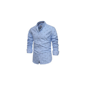 Men's Cotton Casual Shirt Sky Blue