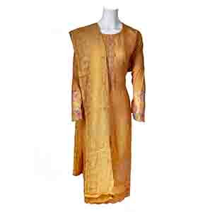 Unstitched Embroidery Cotton Three Piece