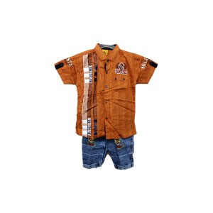 Short Sleeve Fancy Boy's Shirts and Pants