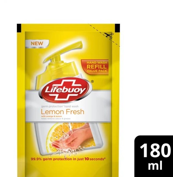 Lifebuoy Handwash Lemon Fresh Refill (180ml)