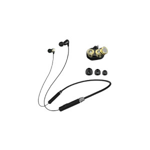 Lenovo Neckband Dual Dynamic Bluetooth Earphone  (HE08)
