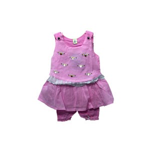 New Born Baby Girl Cotton Sleeveless Dress
