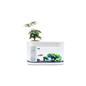 MI HFJH Geometry Aquarium Small Water Fish Tank (C180)
