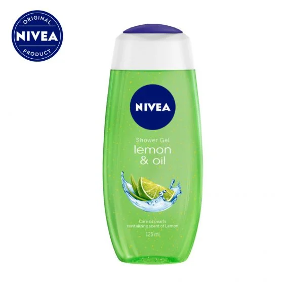Nivea Female Shower Gel Lemon & Oil (125ml)