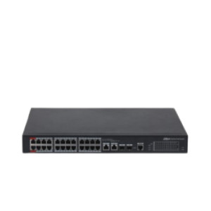 Dahua 24-port 100 Mbps + 2-port Gigabit Managed PoE Switch (PFS4226-24ET-240)