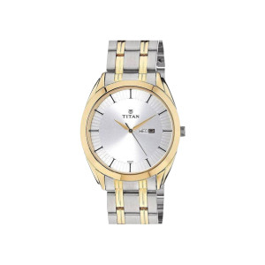 Authentic Analog White Dial Men's Watch