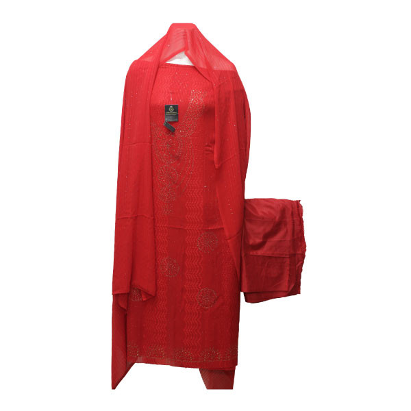 Unstitched Georgette Stone Work Shalwar Kameez